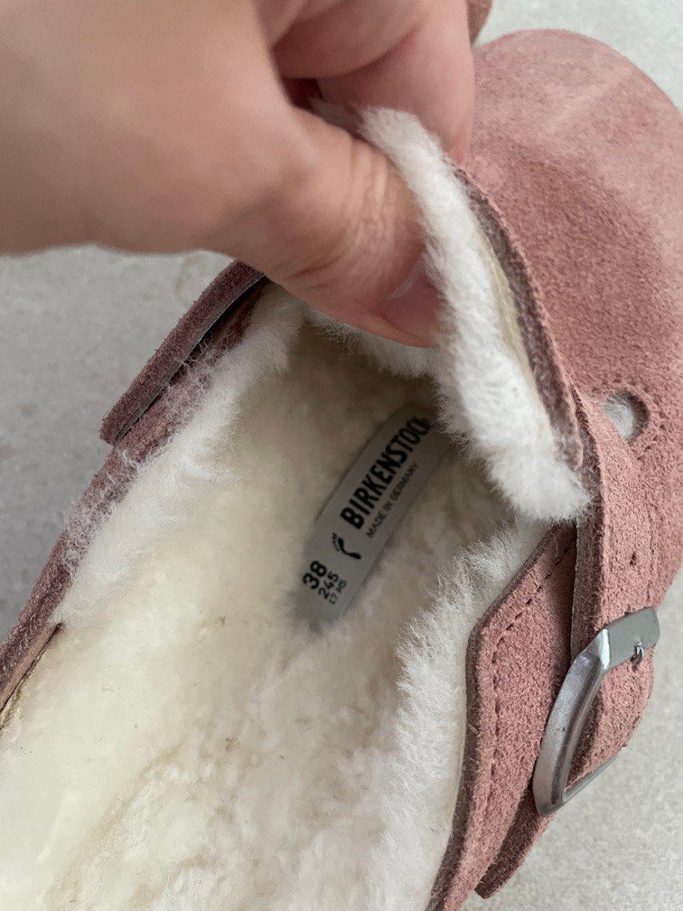 Birkenstock boston store shearling lavender blush