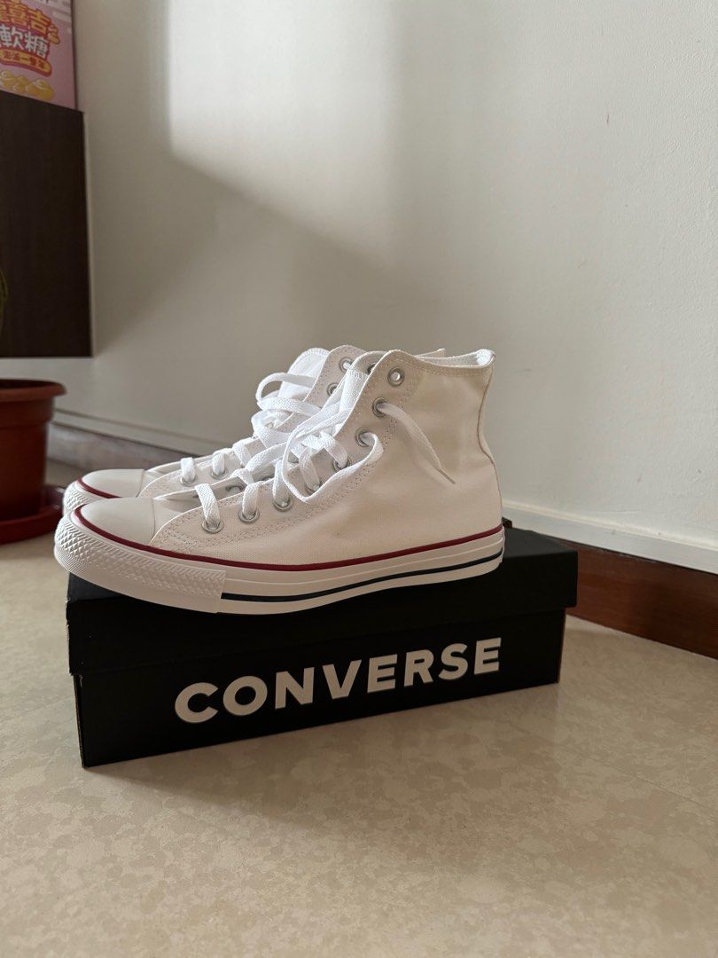 BNIB All Star High Converse Shoes white Men s Fashion Footwear
