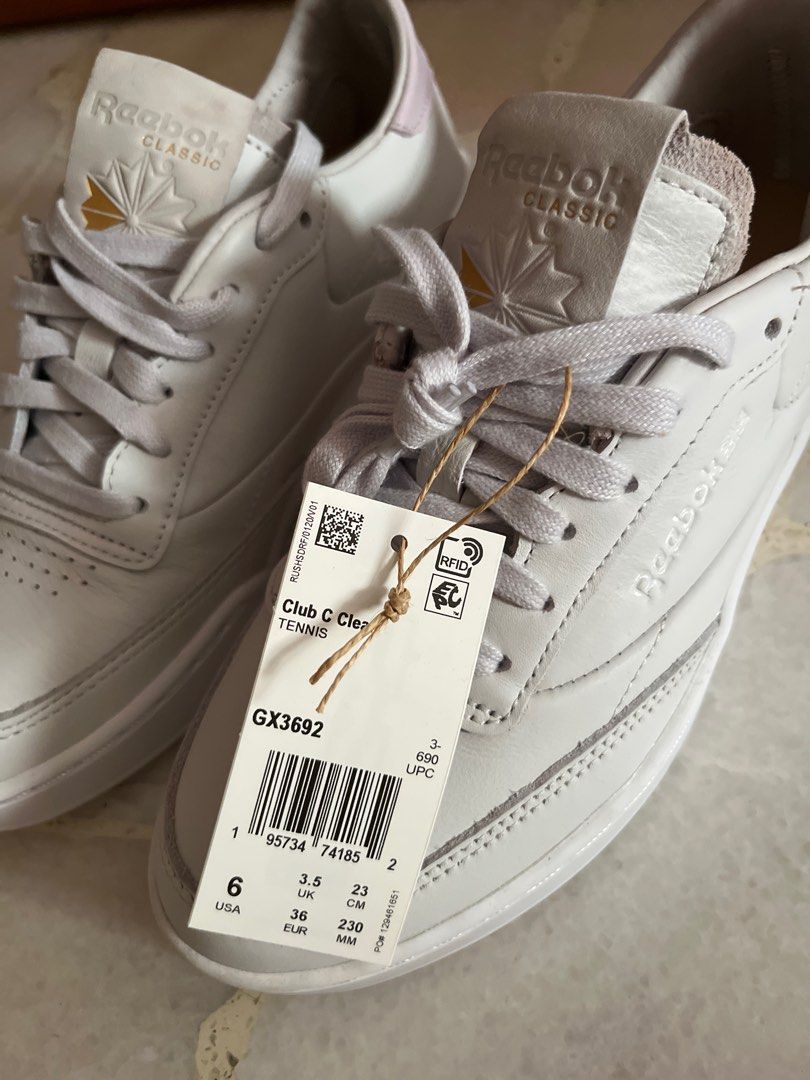 Reebok classic tennis sneakers top