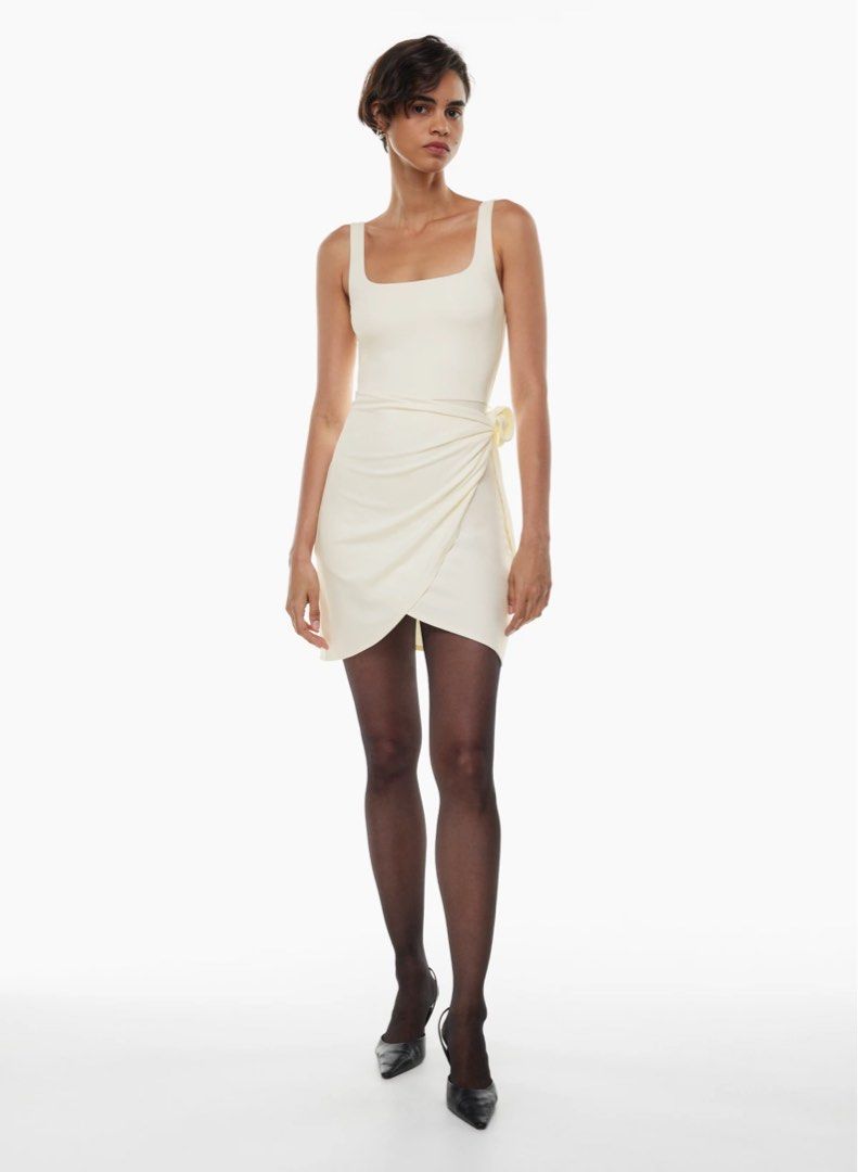 white mini dress with short sleeves White Eyelet Short Sleeve Open Back Mini Dress