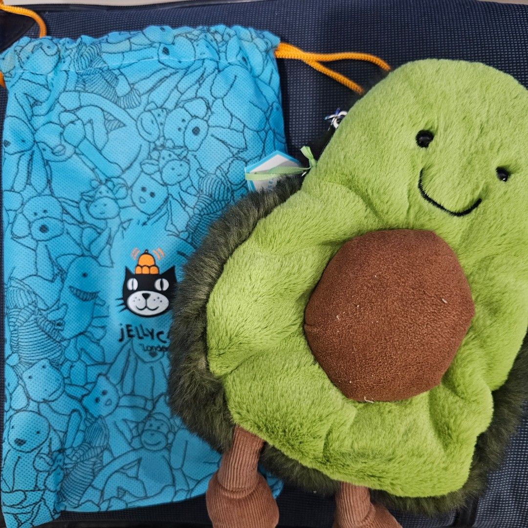 Jellycat on sale avocado bag