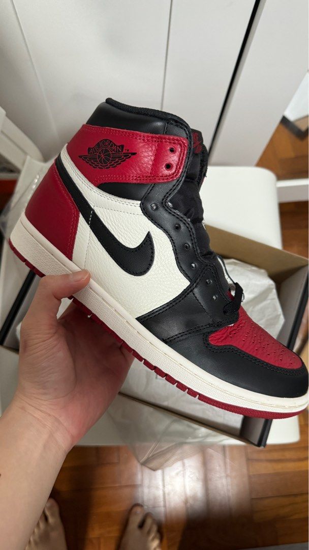 Brand New Nike Air Jordan 1 Retro High Bred Toe UK 7 US 8