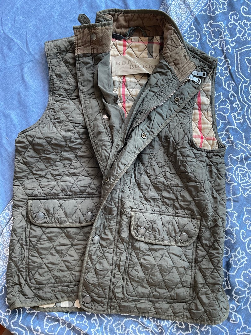 Burberry vest best sale womens green