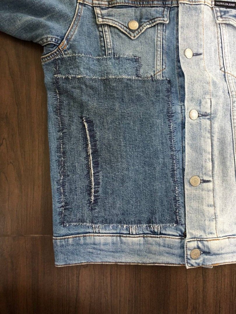 Calvin klein store patchwork jacket