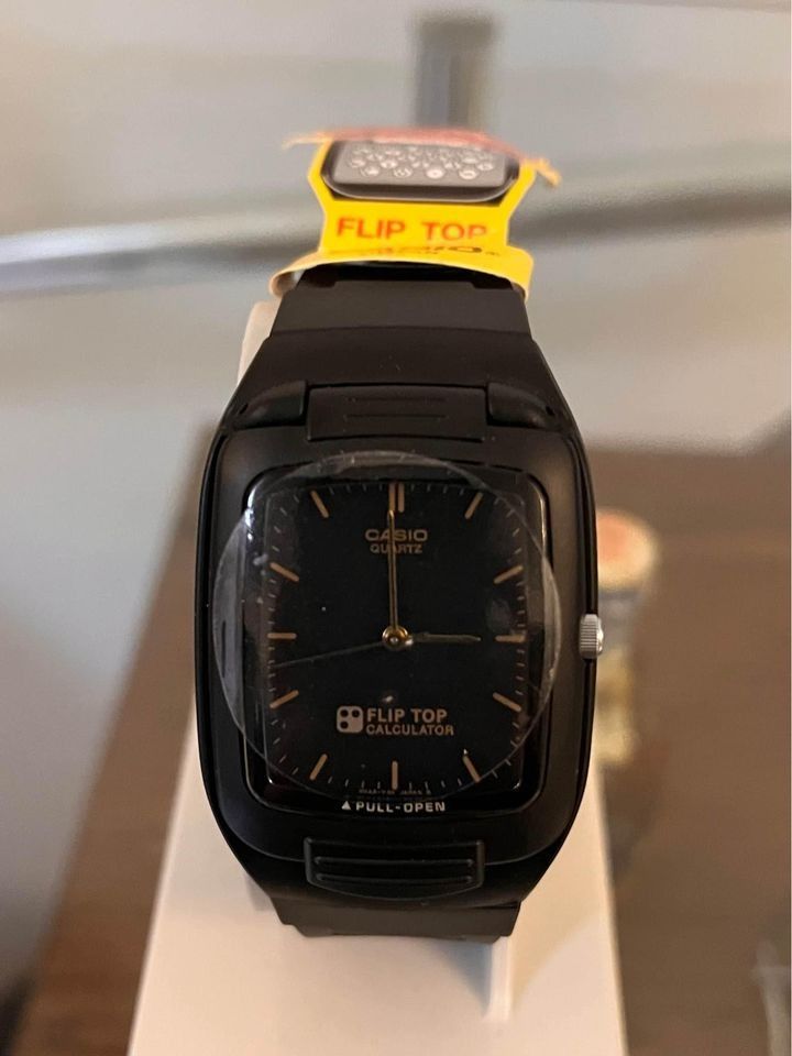 Casio flip top watch store