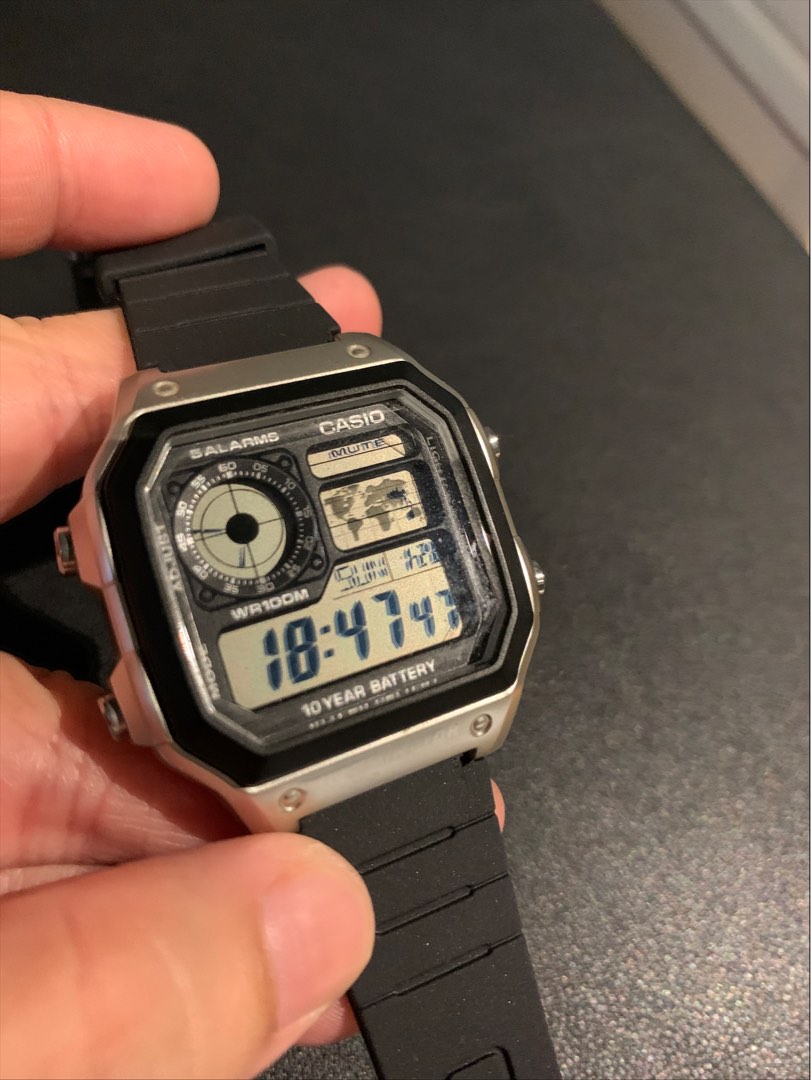 Casio AE1200 AE-1200WH AE-1200WHD AE-1200WHD-1AVDF, Men's Fashion, Watches  & Accessories, Watches on Carousell