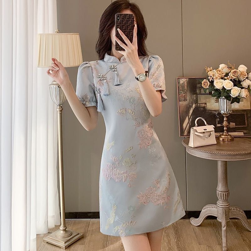Cheongsam CNY 2024 Women s Fashion Dresses Sets Traditional Ethnic wear on Carousell