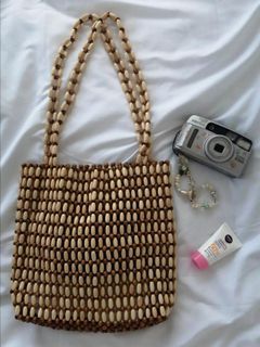 Christina Nadin's Inspired Wood Beads Bag