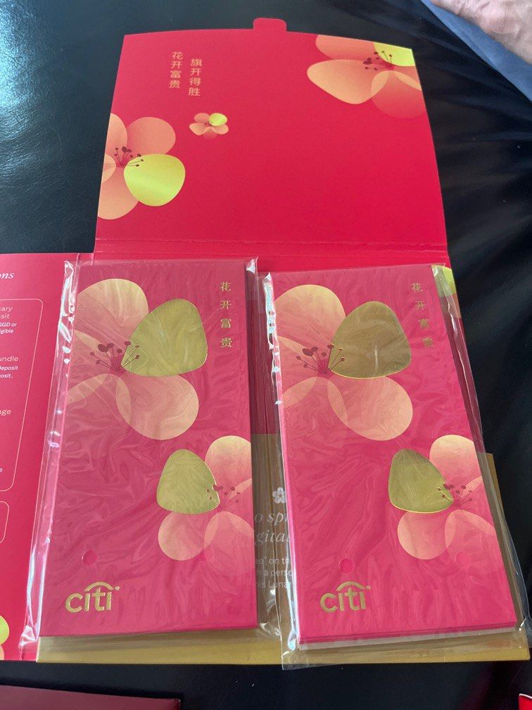 Citigold Citibank 2024 Red Packet, Hobbies & Toys, Stationery & Craft