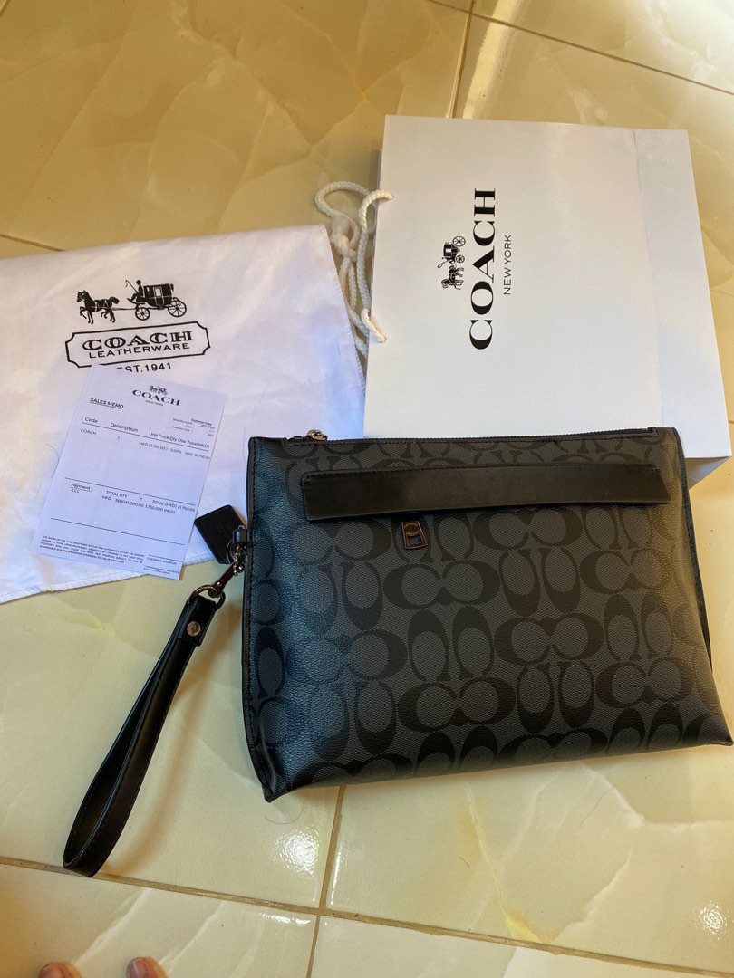 Clutch coach pria Barang Mewah Tas Dompet di Carousell