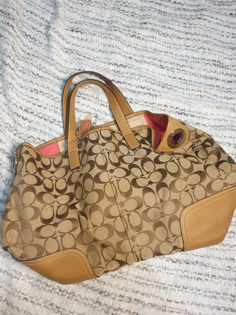Coach signature duffle bag sale