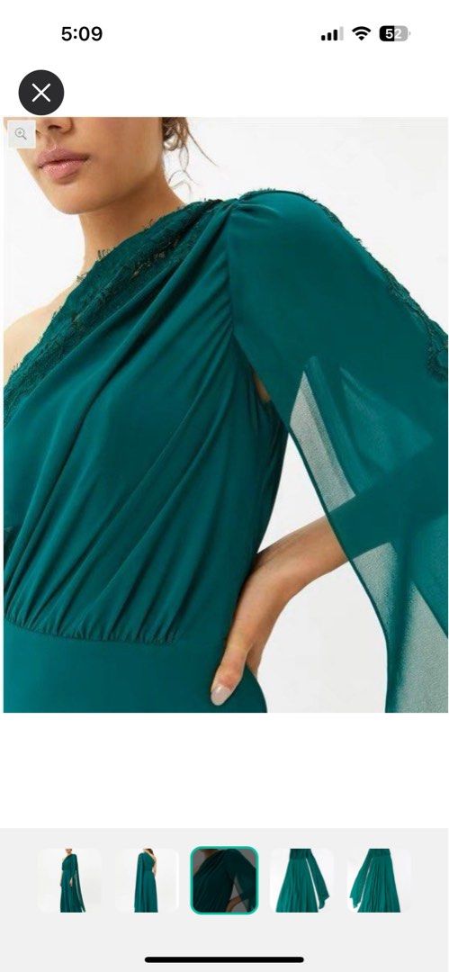 Coast dark outlet green dress