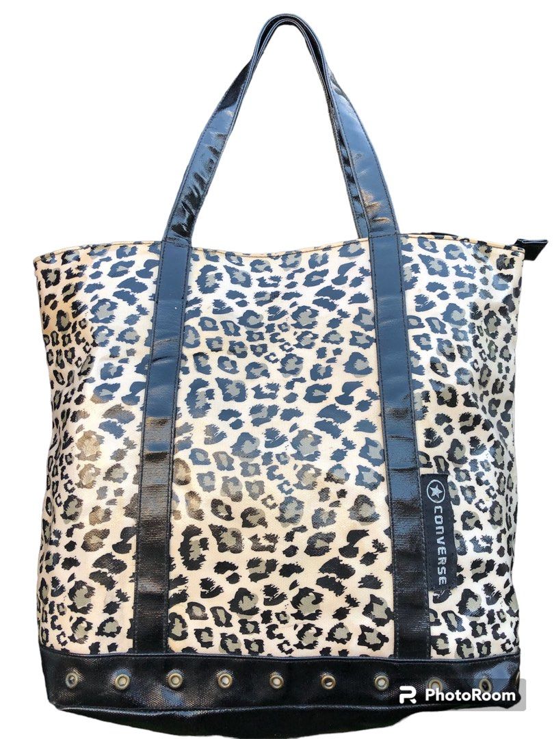 Converse leopard print bag hot sale