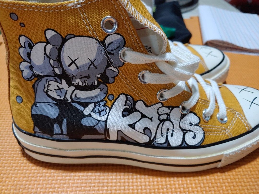 Converse x Kaws 70s Women s Fashion Footwear Sneakers on Carousell