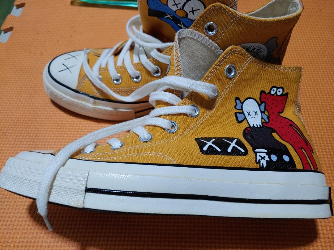 Converse x Kaws 70s Women s Fashion Footwear Sneakers on Carousell