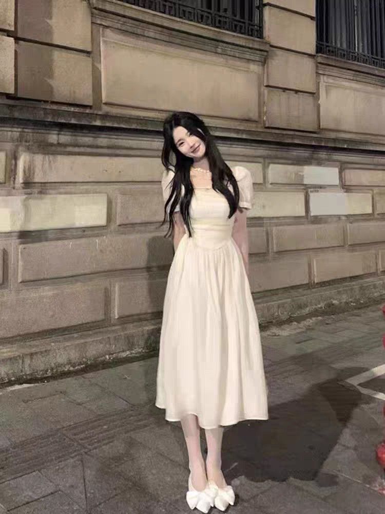 White midi on sale formal dress