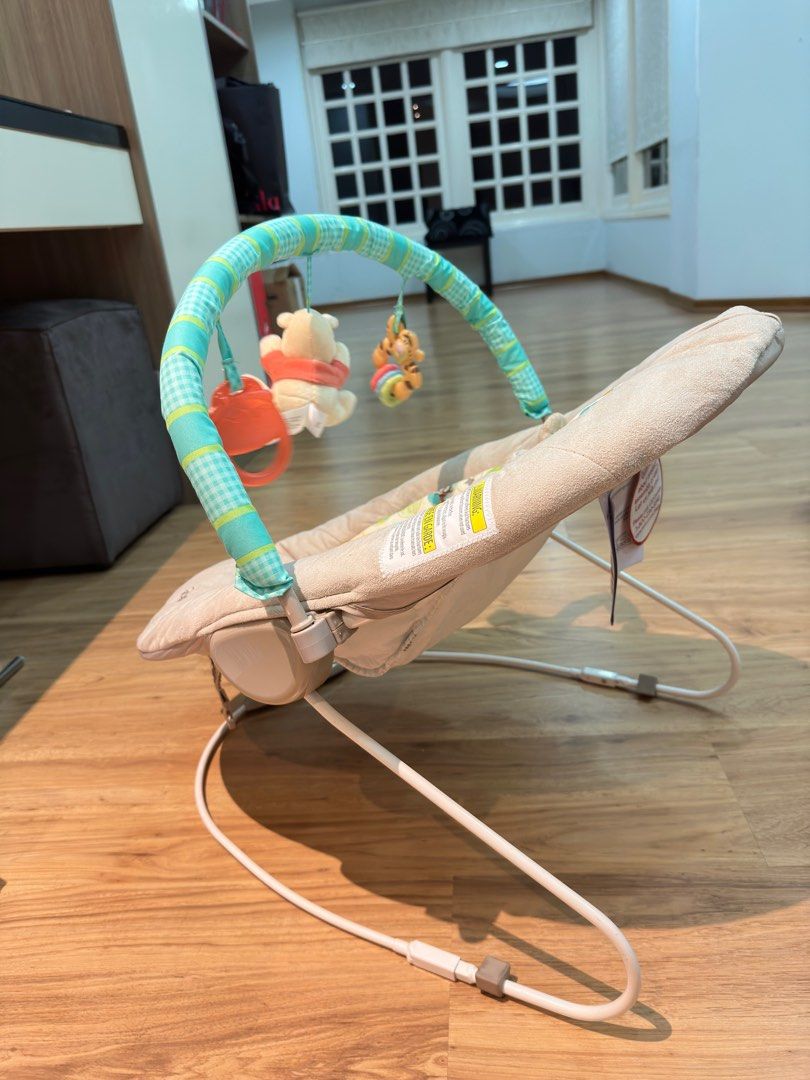 Winnie the pooh dots & hunny pots bouncer discount