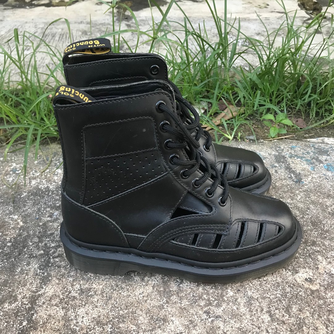 Dr martens cut out online boots