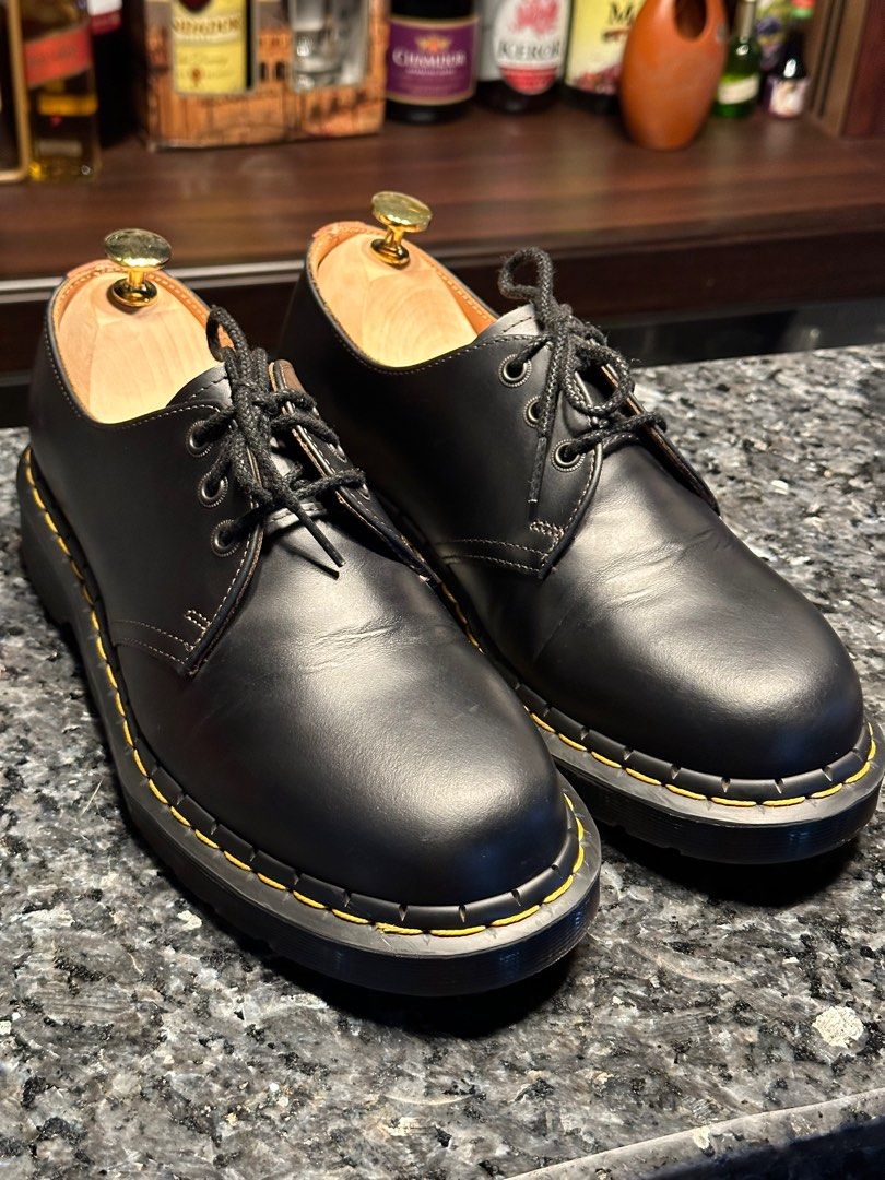 Dr Martens 1461 Yellow Stitch Men s Fashion Footwear Dress