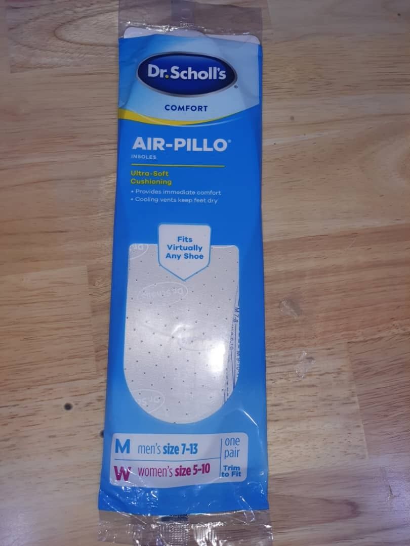 Dr. Scholl's AIR-PILLO Insoles Ultra-Soft Cushioning and Lasting Comfort  with Two Layers of Foam that Fit in Any Shoe - One pair
