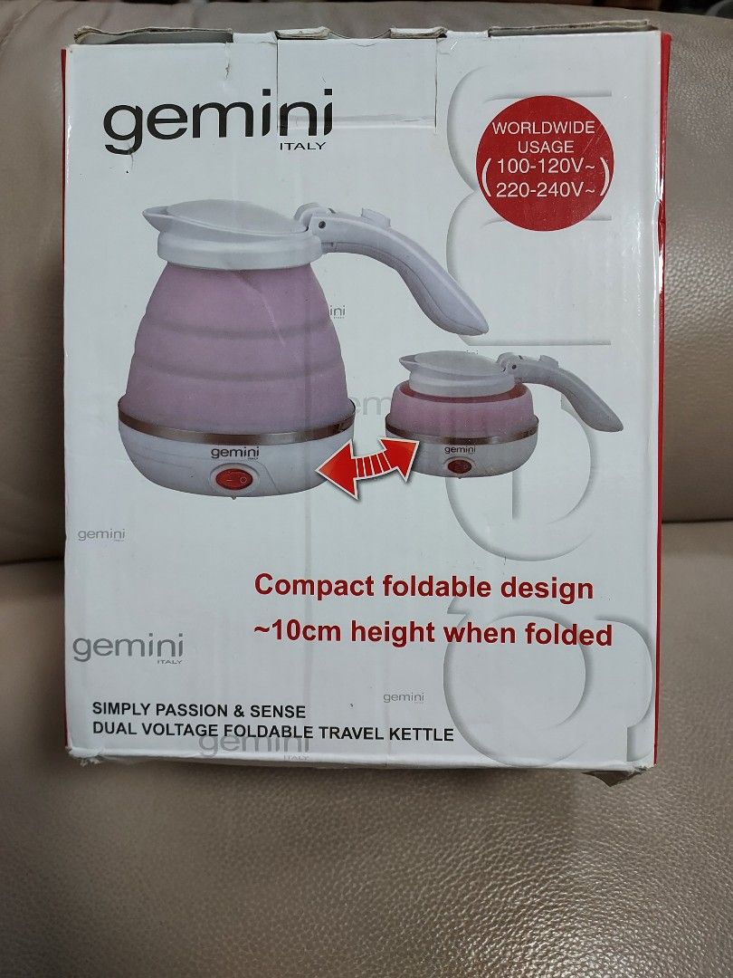 Dual Voltage Foldable Travel Kettle, 家庭電器, 廚房電器, 水壺