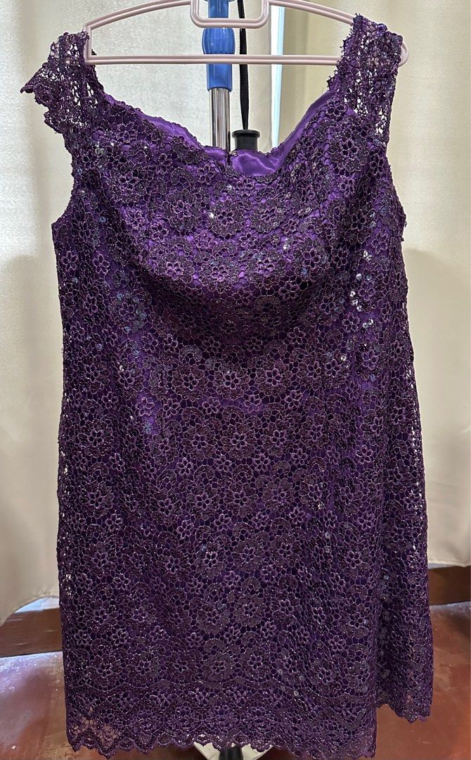 Efren Ocampo Purple Dress (Category: Evening dresses & gowns) located in Cainta. Submitted by kpc905 (Listing ID 1282447032, Image 1). Description: No flaws, good as new Size: 18.