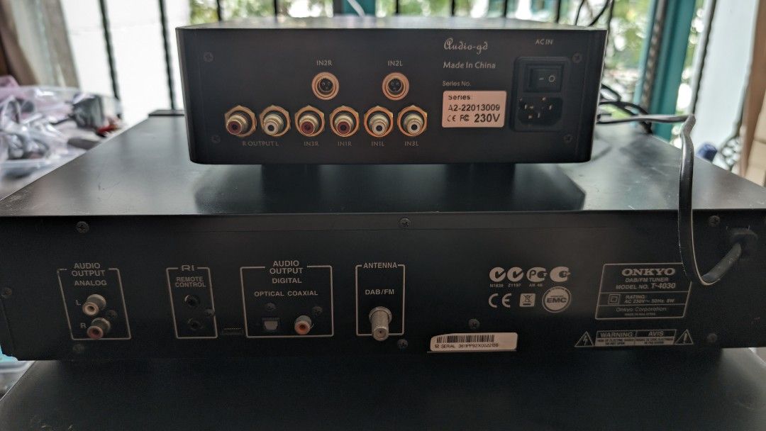 Emotiva UMC1 AV Processor, Emotiva XDA2 Reference DAC, Onkyo FM Tuner