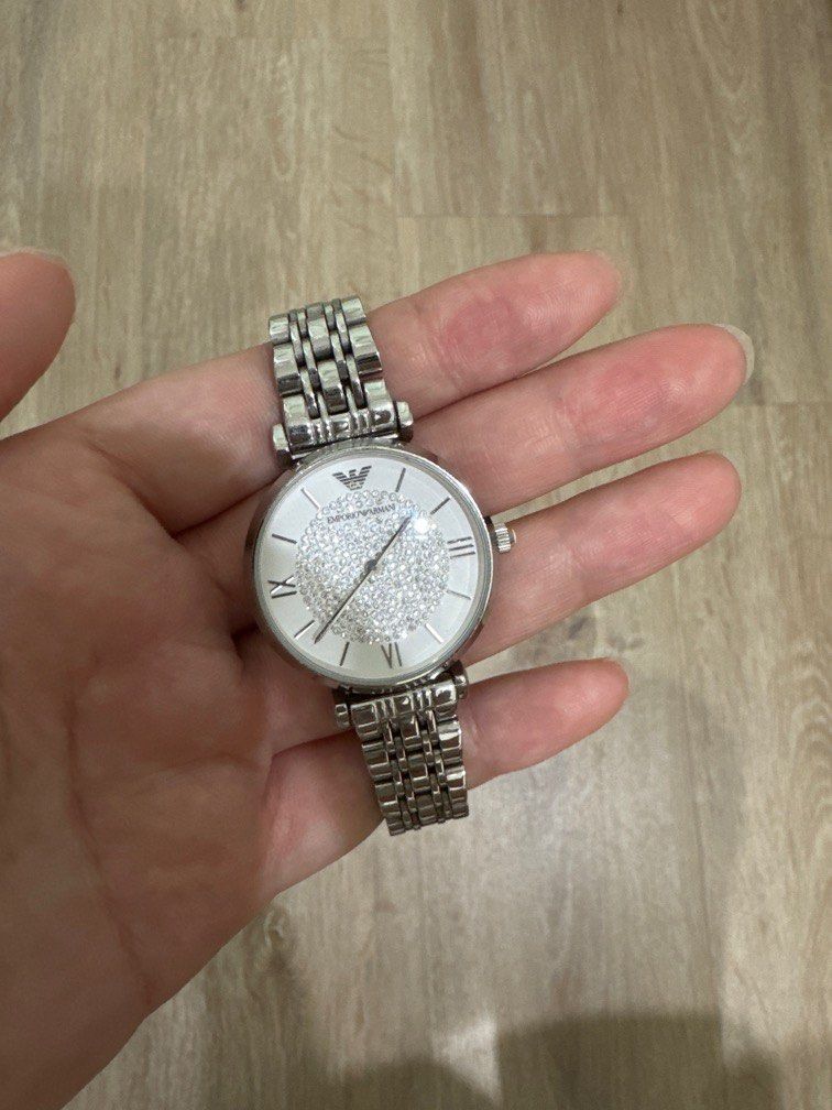 Armani top crystal watch