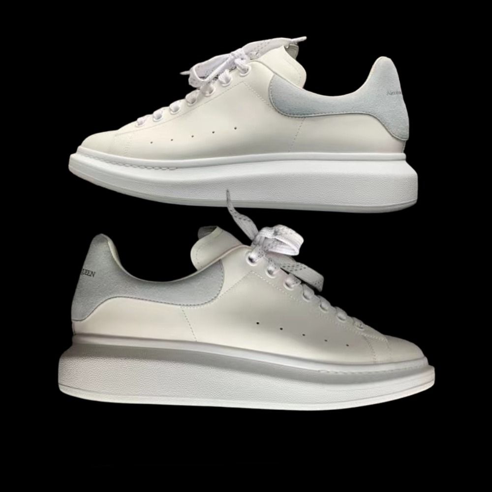 White and grey alexander mcqueen's sale
