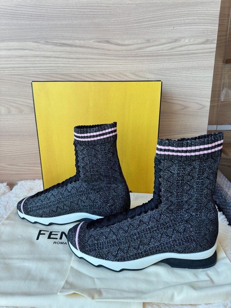 Glitter sock cheap sneakers