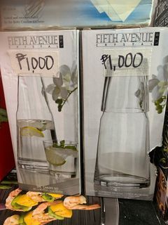 Fifth Avenue Pitcher and Glass Set