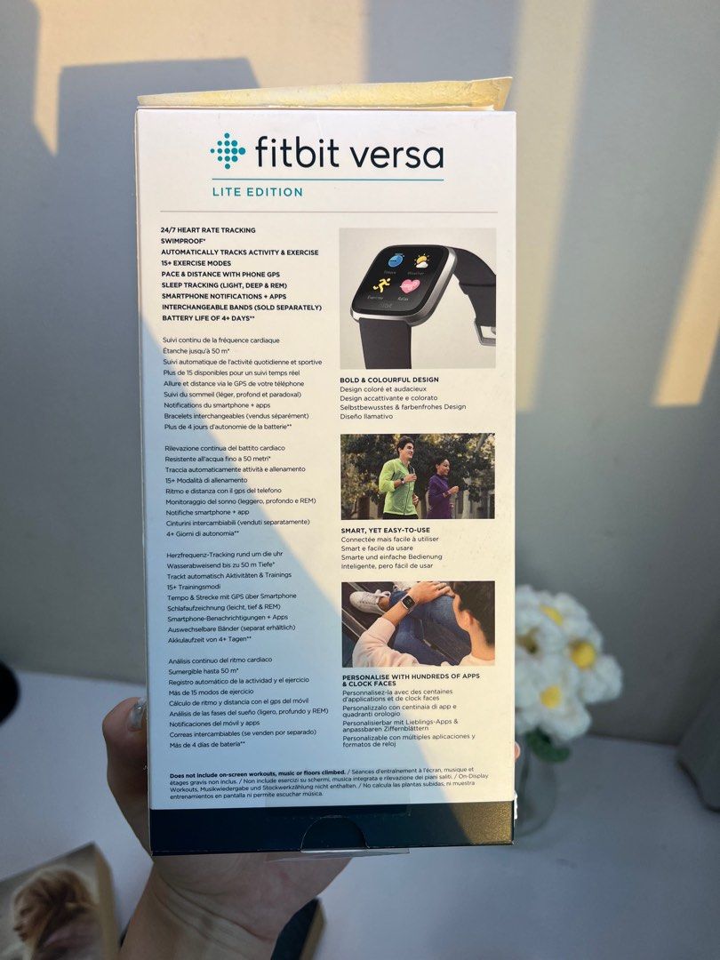 Fitbit versa cheap lite musica