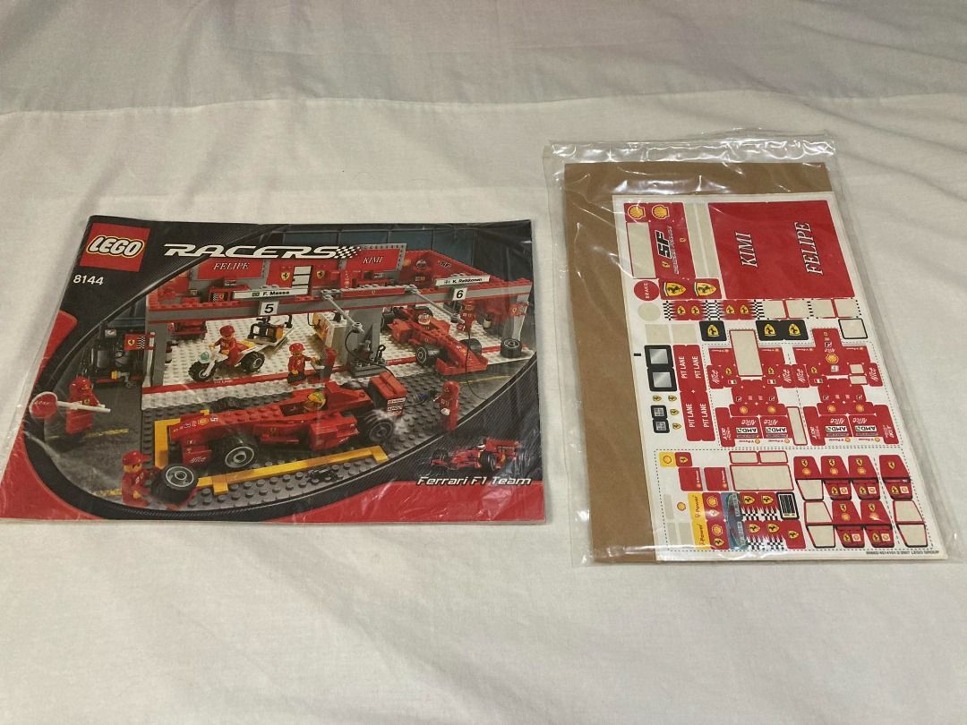 For Sale Lego Racers 8144 1 Ferrari F1 Team Raikkonen Edition Hobbies Toys Toys Games on Carousell