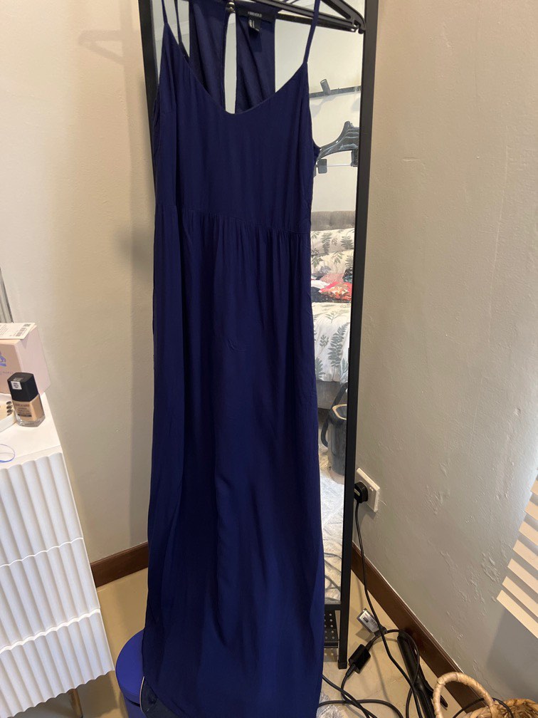 Forever 21 2025 blue maxi dress