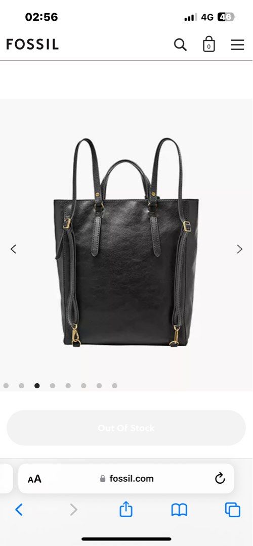 Camilla convertible small backpack fossil outlet