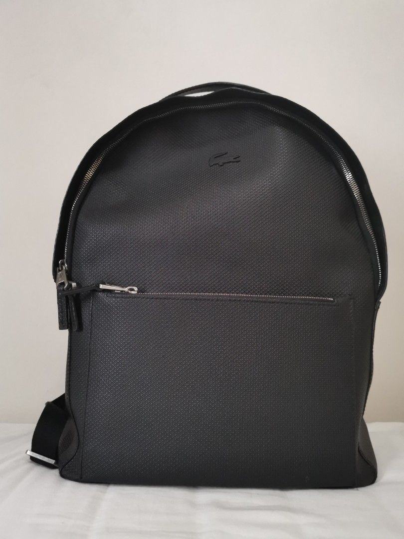 Men's chantaco matte best sale piqué leather flap bag