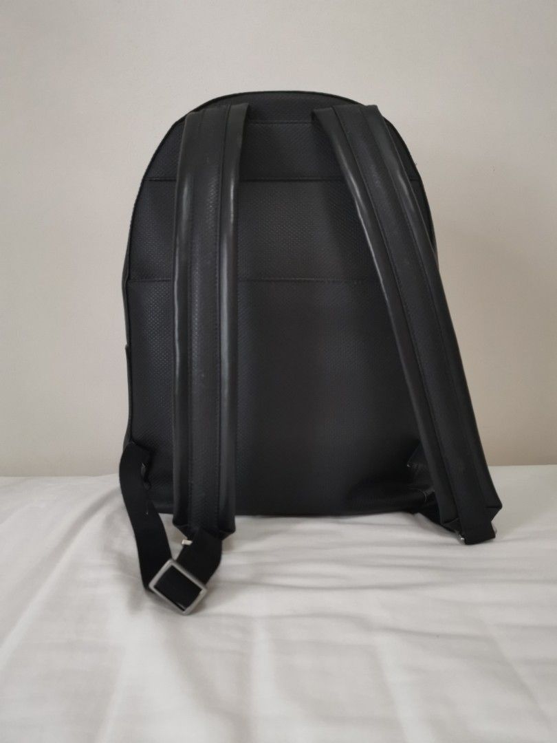 Men's chantaco matte piqué leather backpack deals