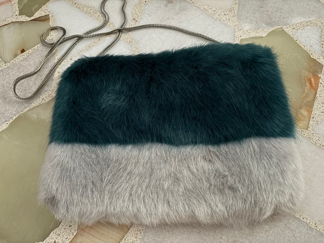 Fur sling bag outlet