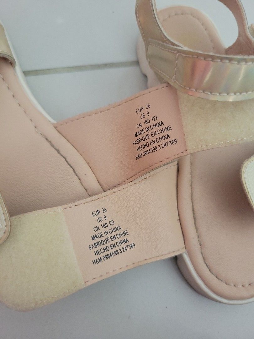 Girls Sandals H M Babies Kids Babies Kids Fashion on Carousell
