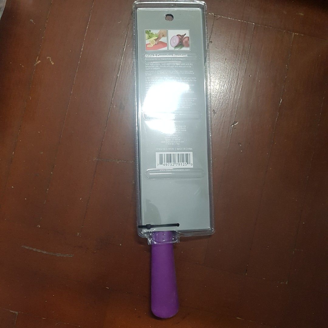 Glad santoku 7inch knife (Category: Knives & Chopping Boards) located in Makati City. Submitted by shopsaleph (Listing ID 1282462861, Image 2). Description: Glad santoku 7in knife.
