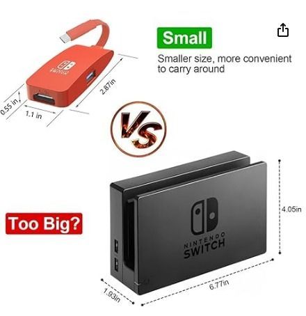 Nintendo switch docking station replacement 2025