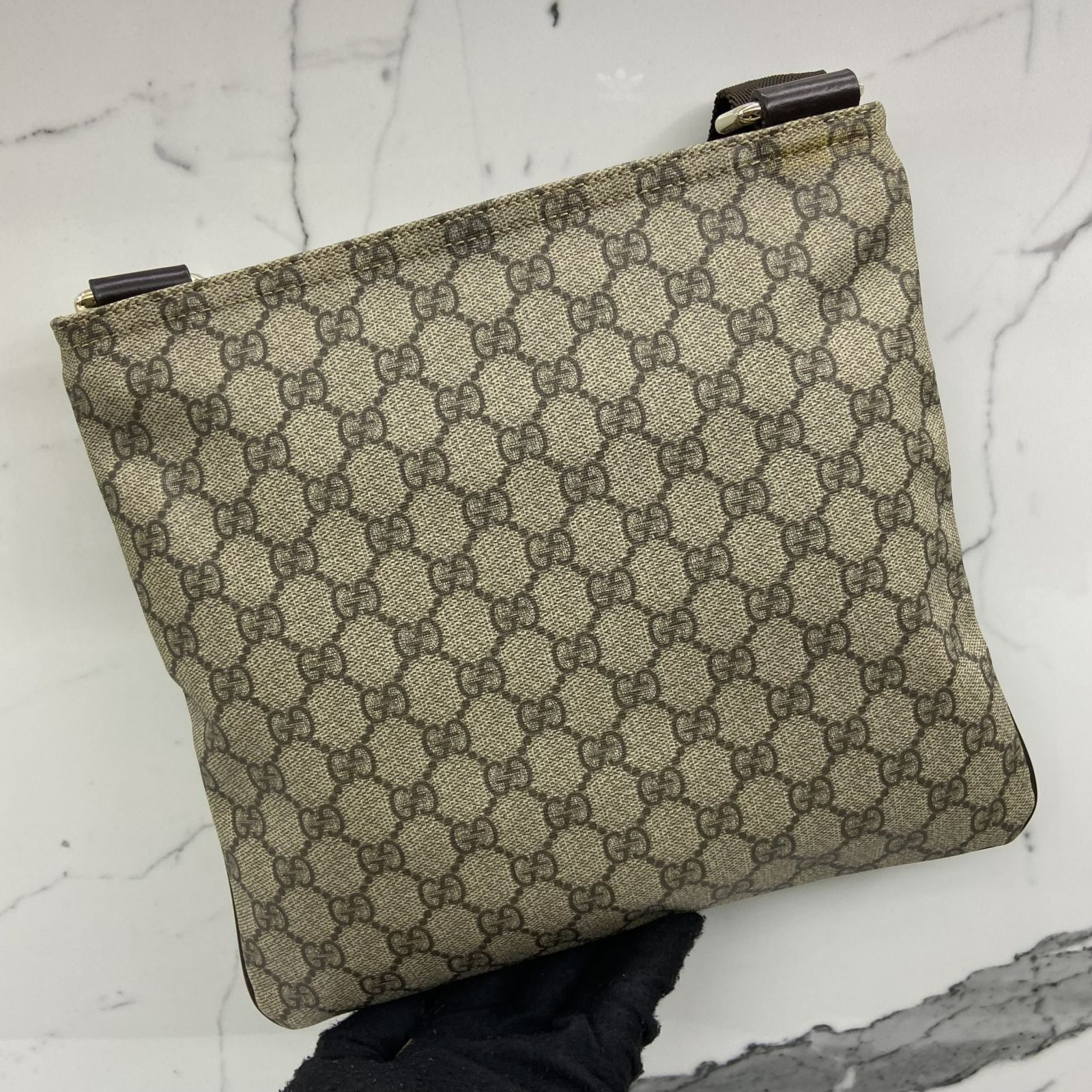 GUCCI 295257 GG BROWN SLING SHOULDER BAG 247002160