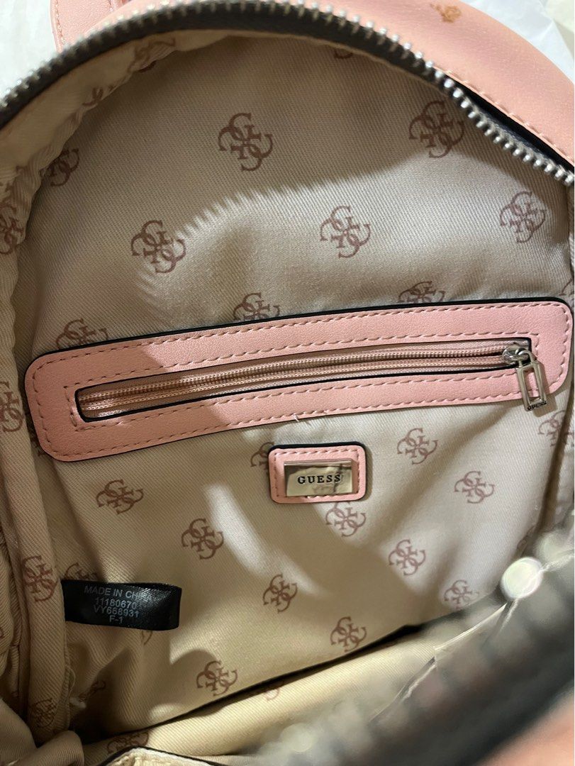 Guess mini backpack pink store