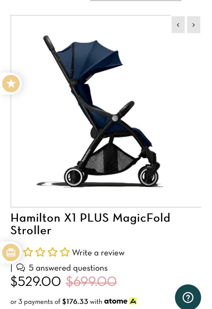 Hamilton x1 stroller review online