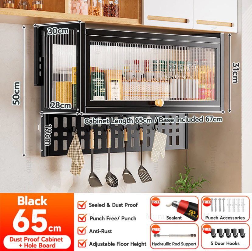 Hanging Kitchen wall cabinet (Category: Shelves, Cabinets & Racks) located in Valenzuela. Submitted by mhegz.25 (Listing ID 1282521199, Image 3). Description: ￼💥 Hanging Kitchen Cabinet Wall Mounted Storage Cabinet Spice Rack Shelf With Pegboard Organizer Brand new and Good Quality Cash on Delivery manila area plus shipping fee.