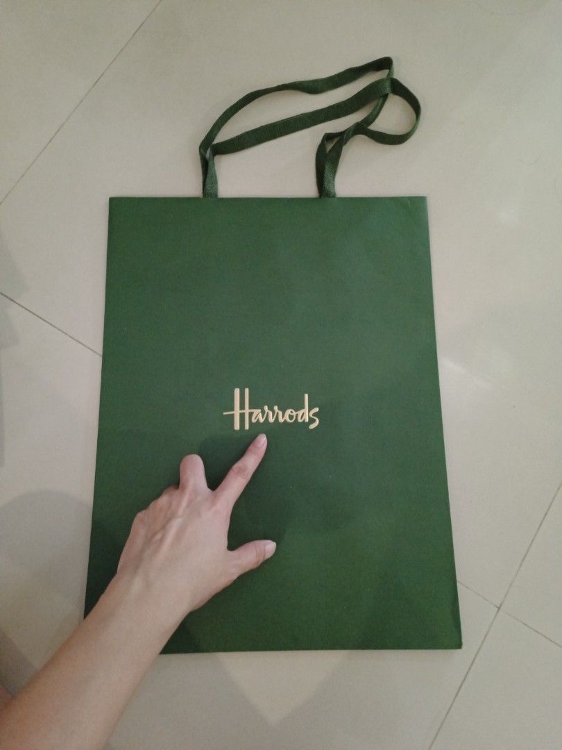 Harrods paper bag outlet