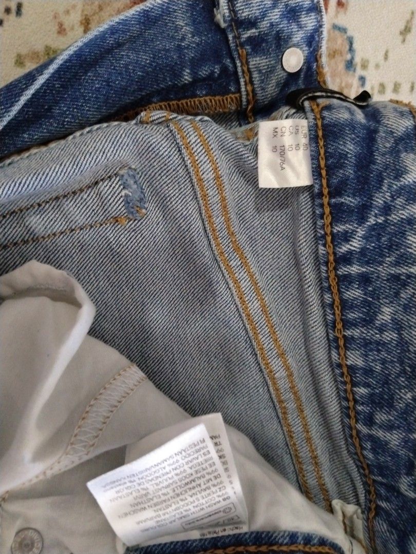 H&m divided high waisted jeans sale
