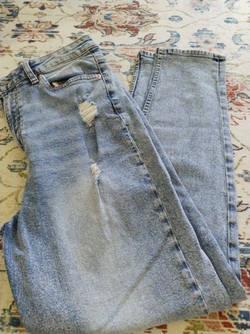 H&m divided high waisted jeans outlet