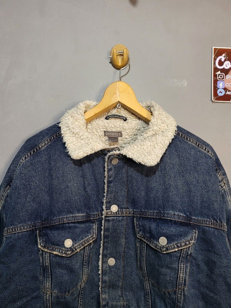Sherpa denim jacket h&m online