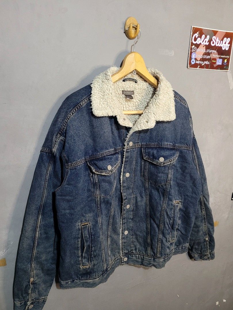 H&m sherpa clearance denim jacket